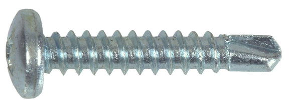 Hillman 41514 #10 x 1/2 in. Zinc Pan Head Phillips Self-Drilling Screw, 50-pcs.