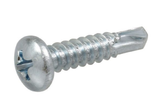 Hillman 41518 #10 x 1 in. Zinc Pan Head Phillips Self-Drilling Screw, 50-Pack