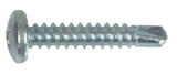 Hillman 41518 #10 x 1 in. Zinc Pan Head Phillips Self-Drilling Screw, 50-Pack