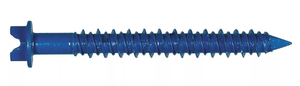 Hillman 41559 Blue Flat-Head Phillip Concrete Screw Anchors,3/16"x2-1/4" 25-Pack