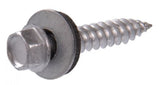 Hillman 41901 #10×2 in. Self-Piercing Hex Washer Head Screws Ceramic Coated
