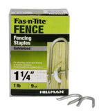 Hillman 461297 Fas-n-Tite Galvanized Fence Staple 1-1/4 in., 9 Gauge