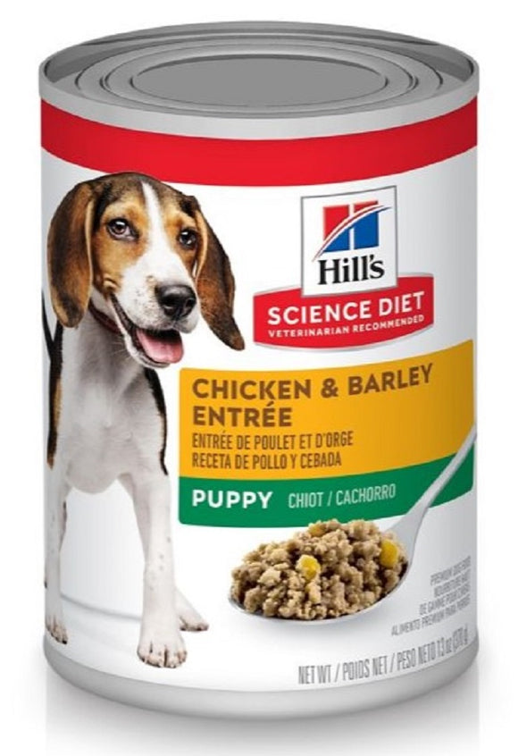 Hill's Science Diet Puppy Chicken & Barley Entree Canned Dog Food, 1 Can- 13 oz.