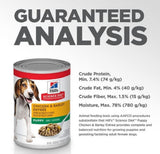 Hill's Science Diet Puppy Chicken & Barley Entree Canned Dog Food, 1 Can- 13 oz.