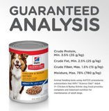 Hill's Science Diet Adult 7+ Chicken and Barley Chunks Wet Dog Food - 1 Can