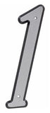 Hillman 841598 Outdoor Decoration 4 Inch, #1 Nail-On Reflective Plastic Number