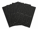 Hillman 847015 Outdoor Decor 3" Vinyl Die Cut Black Letters & Numbers Packaged