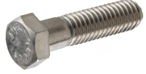 Hillman 881754 Stainless Steel Hex Cap Screw 1/4 in. -20 Coarse Thread x 3 in.