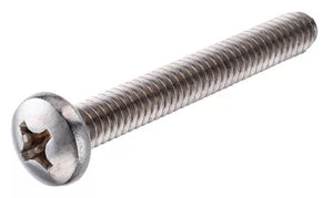 Hillman 881930 #10 x 1-1/2 in. Stainless Steel Pan-head Phillips Metal Screw