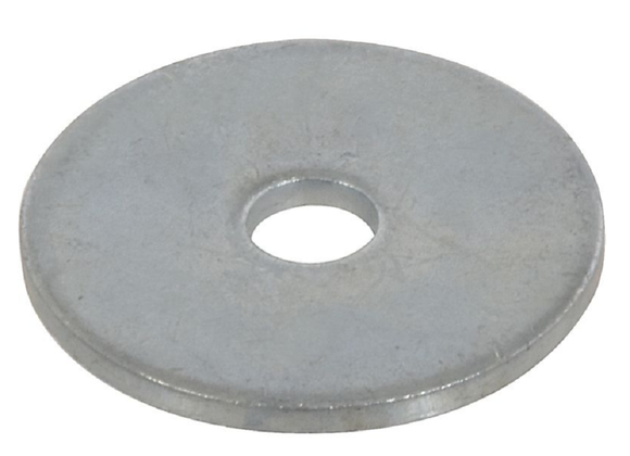 Hillman 882567 Zinc Wide Rim Fender Washers, 1/2 in. ID x 2 in. OD, 2-Pack