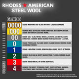 Coarse Grade #3 Steel Wool (12-Pad)
