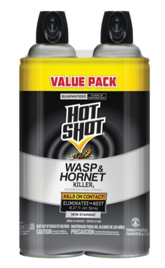 Hot Shot HG-13412 Wasp and Hornet Killer, 2-Pack