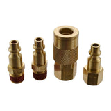 1/4 in. Industrial NPT Plug and Coupler Kit (4-Piece)