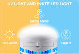 PIC IKC Bug Zapper LED Light Bulb Non-Toxic Plastic White