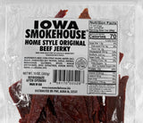 Iowa Smokehouse  IS-10JN High Quality Original Beef Jerky, 10 oz.