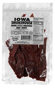 Iowa Smokehouse  IS-10JN Original Beef Jerky, 10 oz