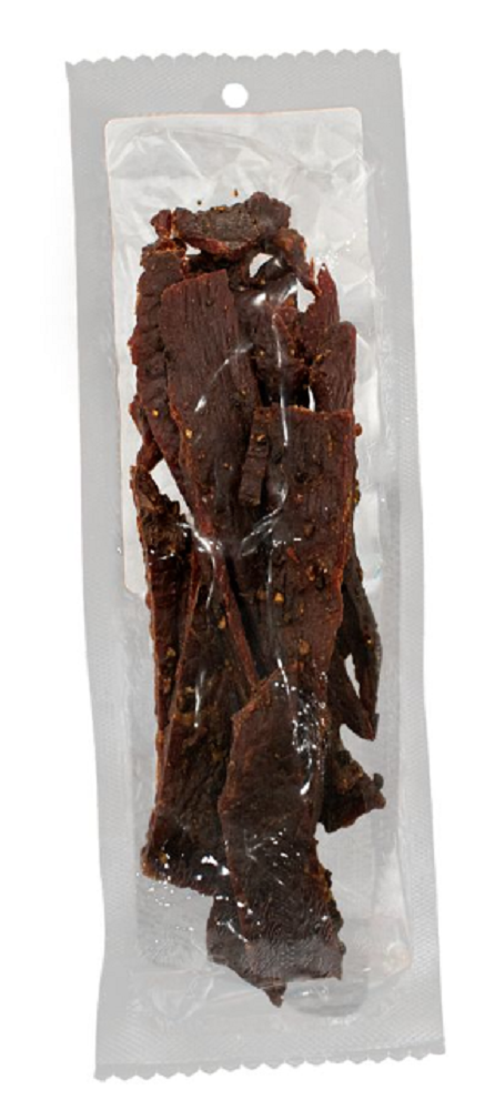 Iowa Smokehouse IS-5JP Cracked Black Pepper Beef Jerky, 5 oz.