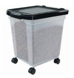 IRIS USA 300585 Airtight Pet Food Clear Storage 65 Quart Capacity Container