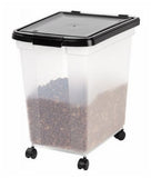 IRIS USA 300585 Airtight Pet Food Clear Storage 65 Quart Capacity Container