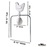 Do All Outdoors ISCE White Chicken and Egg Impact Seal Shooting Target, 18.5" H