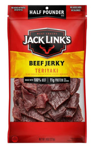 Jack Link's 10000008407 Beef Jerky Teriyaki Flavor 8 oz. Bag, Pack of 1