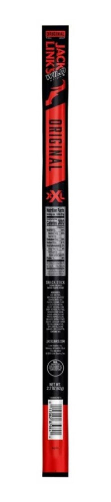 Jack Link's 10000012200 Wild Beef Stick XXL Original 2.2 oz., 1-Stick