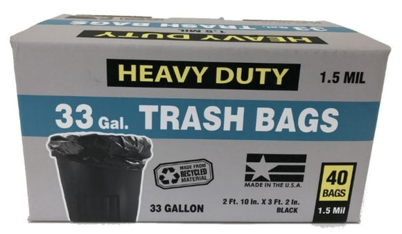 Jadcore JAD33GALB-TSC-24 Medium-Sized Trash Bags 33 gal. 40 ct.