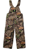 John Deere JFV249JT4 Boys' Camo Mossy Oak Cotton Overalls with Bib Pocket Size 6