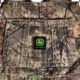 John Deere JFV249JT4 Boys' Camo Mossy Oak Cotton Overalls with Bib Pocket Size 6