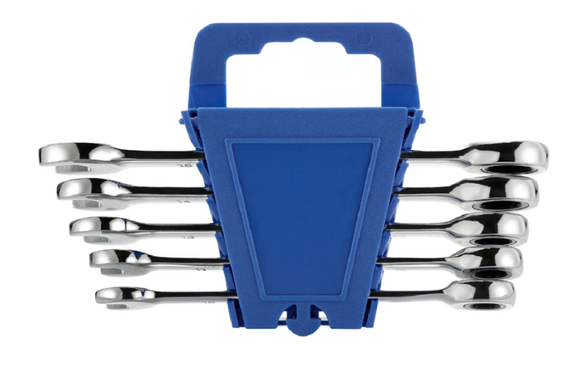 JobSmart 20415-03CL Metric Ratchet Wrench Handle Set, 5 Pc.