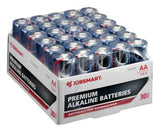 JobSmart 7151-30S AA Premium Alkaline Batteries 1.5V, 30-Pack for Household & Office Use