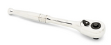 JobSmart 60-Tooth 1/2" Drive Ratchet - Quick Release, Chrome Finish, Alloy Steel