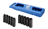 JobSmart KIV0053 1/2 in. Drive Metric Deep Impact Socket Set, 10 pc.