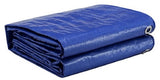 JobSmart LDBL1012 Blue Polyethylene Tarp 10 ft. x 12 ft.,Light Duty