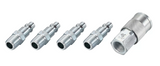 JobSmart STM8T014 5-Piece 1/4 in. I/M Connector Kit, 300 PSI