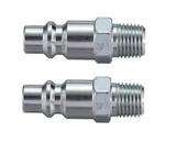 JobSmart STM8T022 3/8 in. I/M x 1/4 in. Male NPT Plugs, 300 PSI, 2 Pack