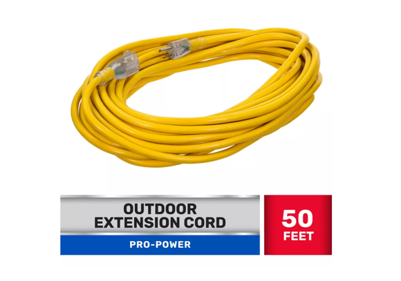 JobSmart WJ-23 12G3050 50 ft. Outdoor Extension Cord