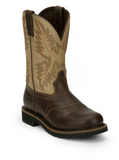 Justin SE4660 Men's Superintendent Cowhide Stampede Boots, 11" Tall, Size 8.5 D