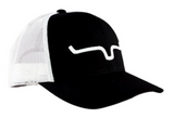 Kimes Ranch S22-23202023 Unisex Adult Weekly Trucker Hat, Black/White, One Size