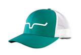 Kimes Ranch S22-23202023 Weekly Trucker Hat, Teal/White, One Size Fits Most