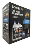 Kohler 25 850 02-S 300 Hour Oil Change Kit with 10W-50 Oil and Oil Filter