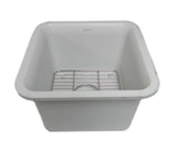 Kohler 8223-CM6 Cairn Undermount Single Basin Stone Bar Sink - Matte White