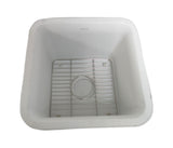 Kohler 8223-CM6 Cairn Undermount Single Basin Stone Bar Sink - Matte White