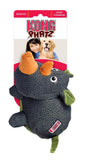 KONG RPA24 Low-tone Squeaky Phatz Rhino Dog Toy