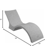 Ledge LLSGCDGG Ledge Signature Chaise Deep - Granite