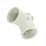 660-Watt Keyless Twin-Socket Lamp Holder Adapter