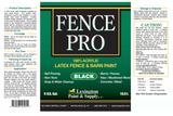 Lexington 121 5 gal. Black Fence Pro Black, Acrylic Latex Fence Paint