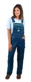 Liberty YBF001LSW Women's Denim Bib Overalls Small Stonewashed Indigo Blue