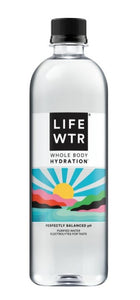 Lifewtr Premium Purified Water, pH Balanced 20 oz. Bottle, 1 Single Bottle