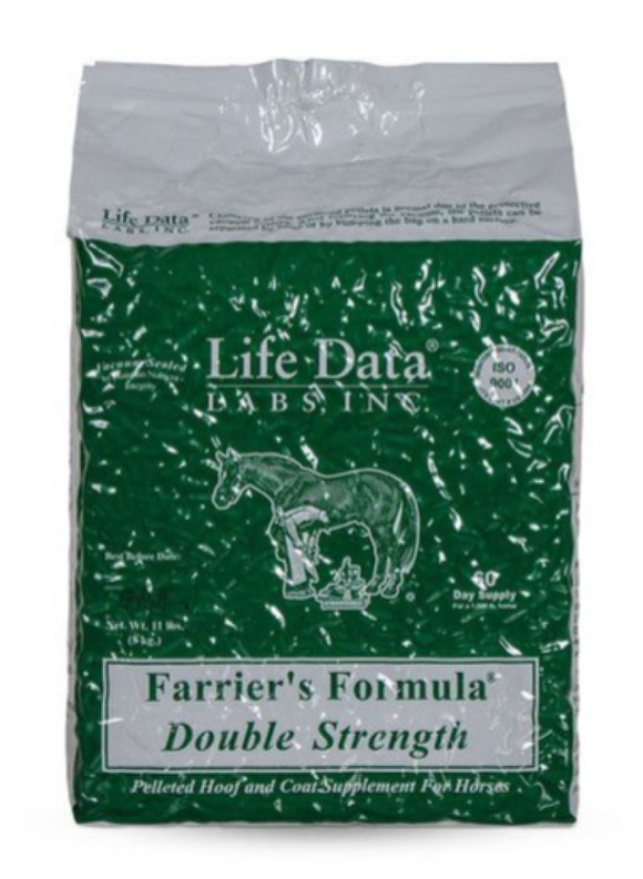 Life Data Labs 21290126 Farriers Formula Double Strength Horse Feed, 11 lb.